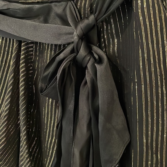 Milly Silk Metallic Flounce Mini Skirt - Picture 5 of 11